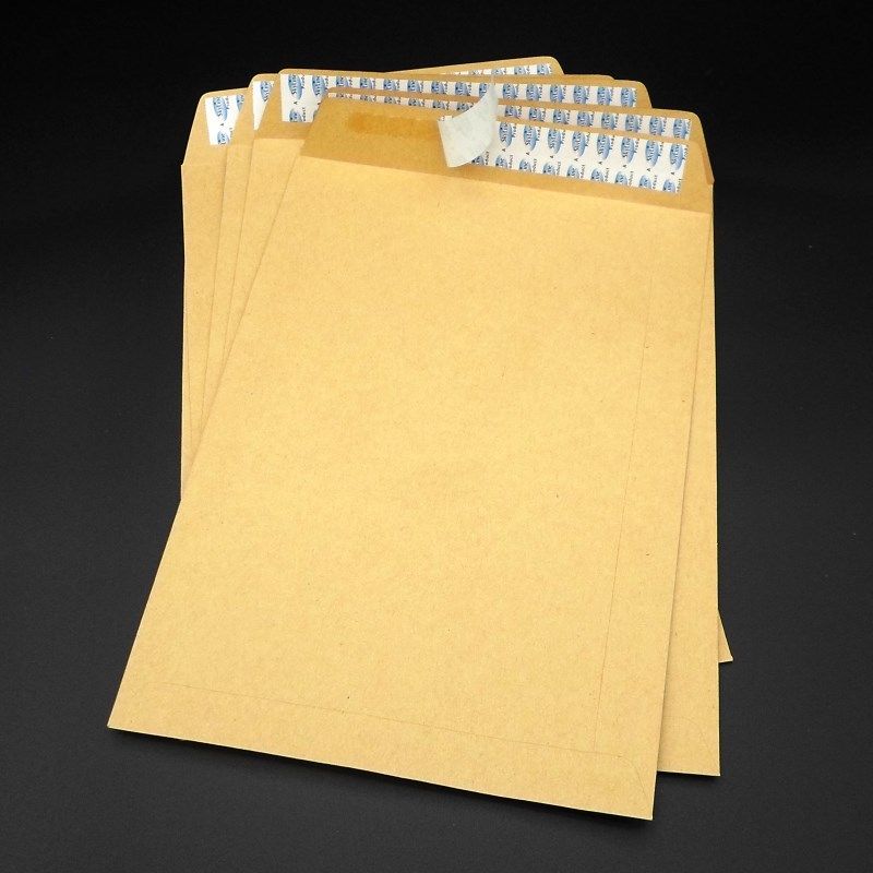 High quality Custom Printing Kraft Paper Envelope mailing c4 envelopes with peel and seal